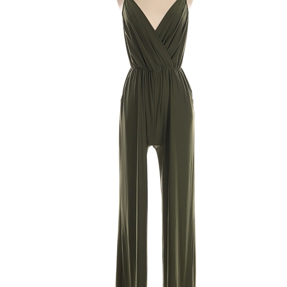 Kaileigh Deep Green Women's Jumpsuit